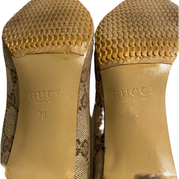 Cloth HeelsGucci Beige size 36 - Picture 5 of 8